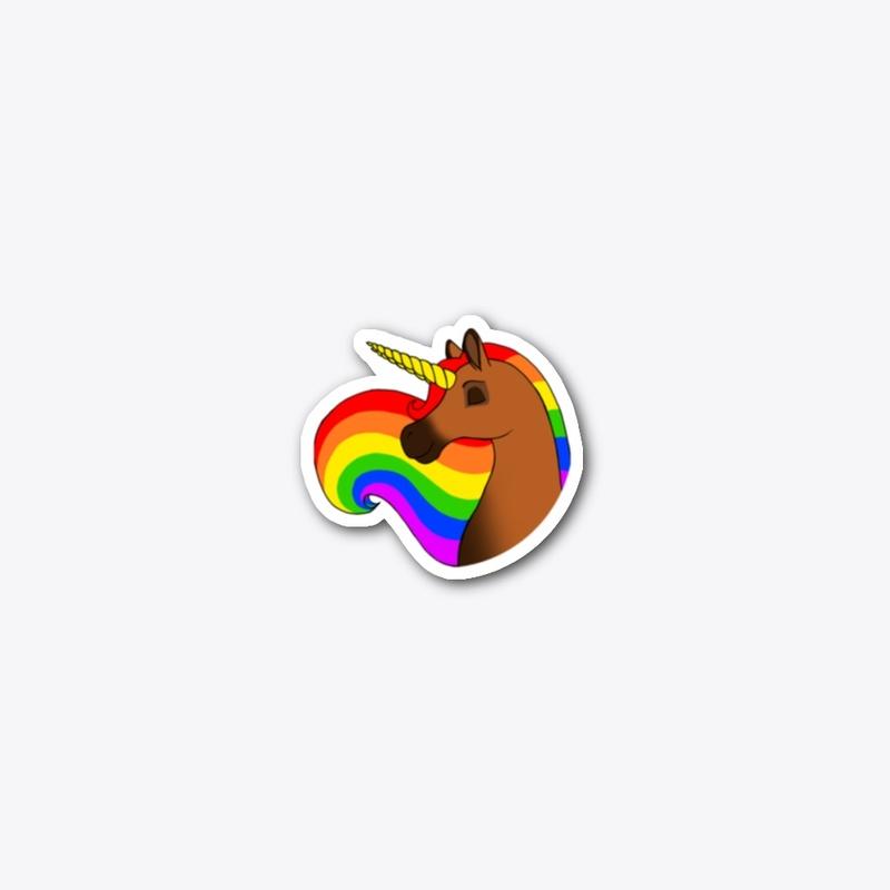 Gay Unicorn Sticker