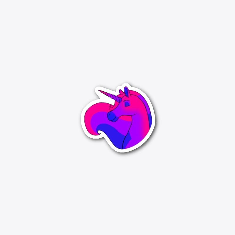 Bi Unicorn Sticker