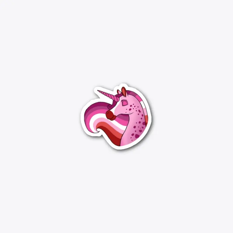 Lesbian Unicorn Sticker